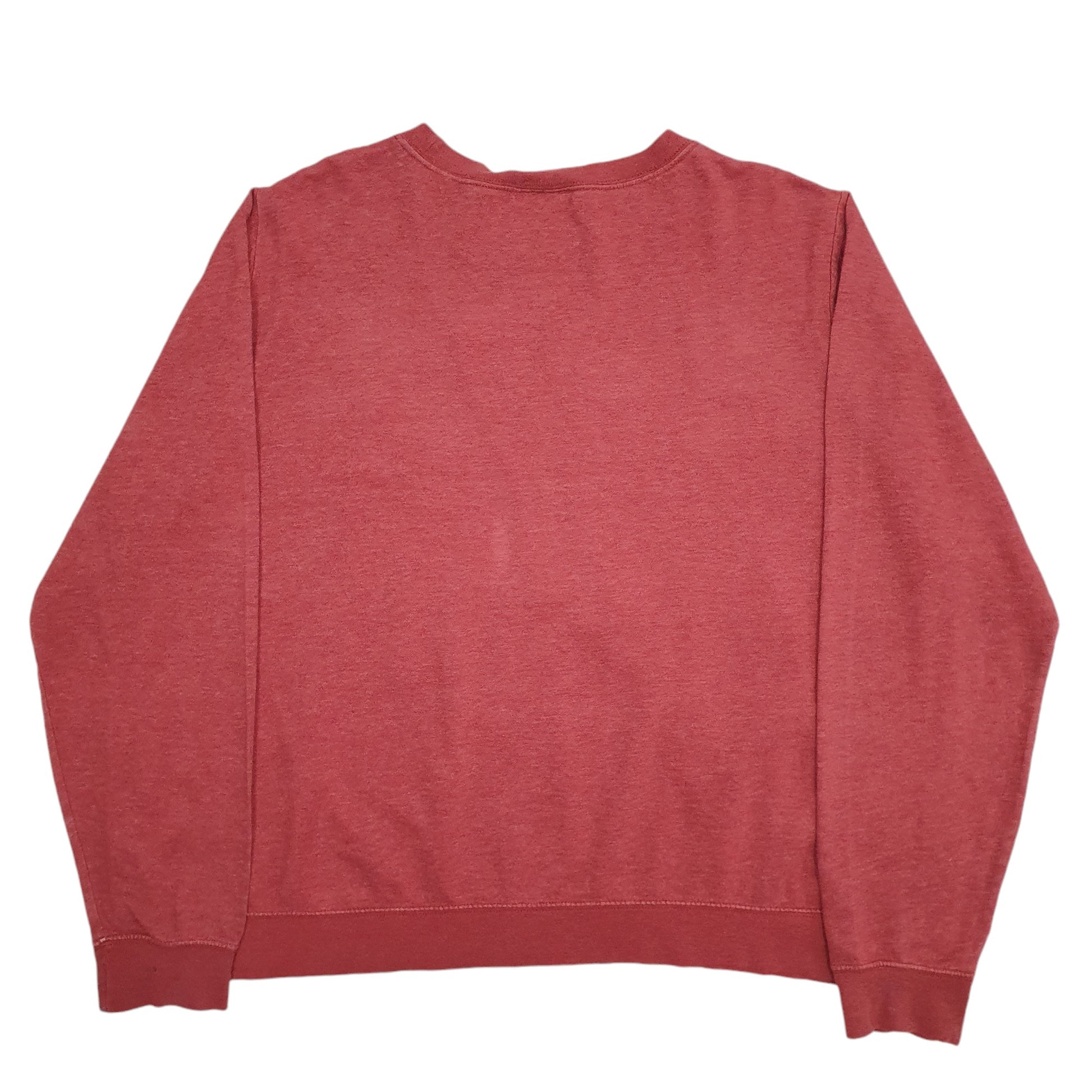Mens Red Nike Spellout Crewneck Jumper