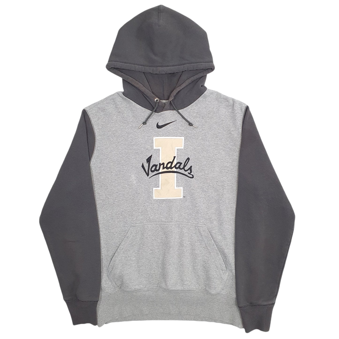 Mens Grey Nike Vandals Spellout Hoodie Jumper