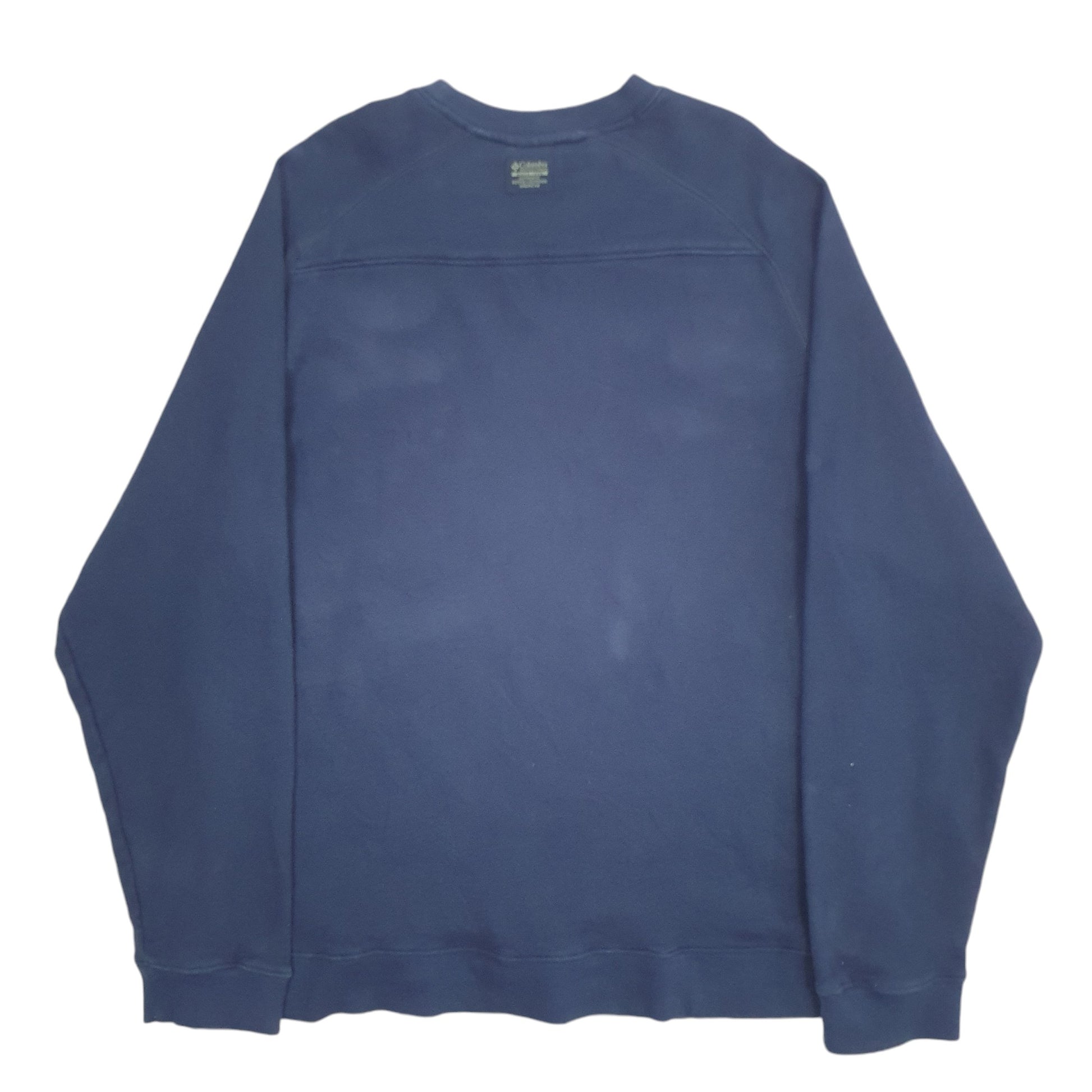 Mens Navy Columbia  Crewneck Jumper