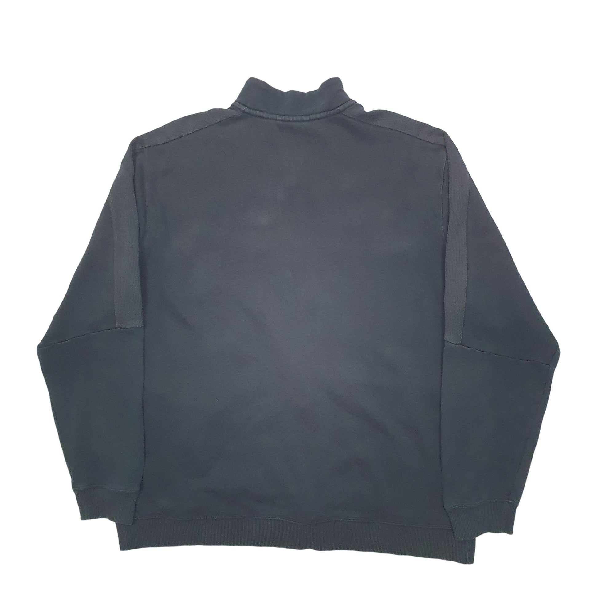 Mens Black Puma Spellout Full Zip Jumper