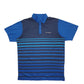 Mens Blue Columbia  Short Sleeve Polo Shirt