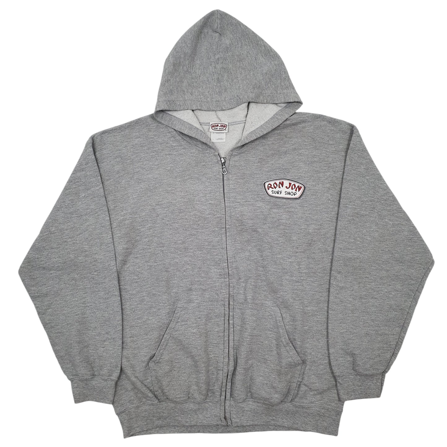 Mens Grey Ron Jon Surf Shop  Full Zip Jumper