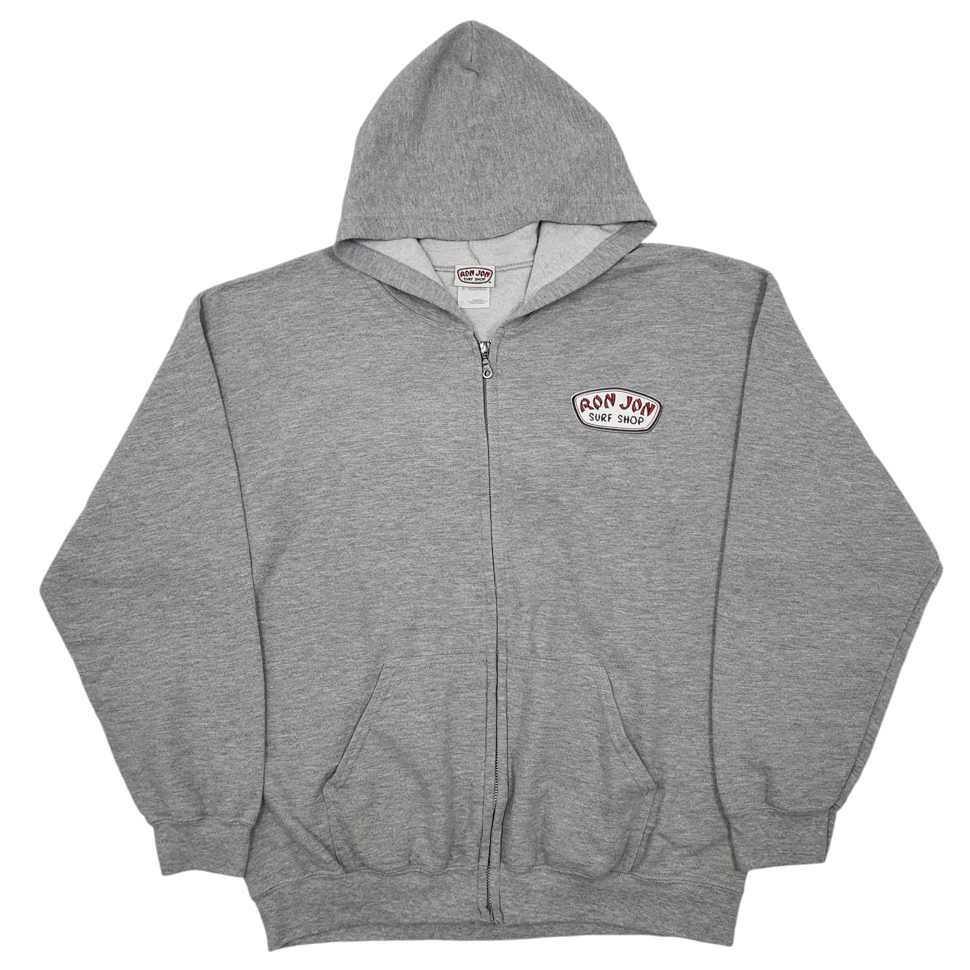 Mens Grey Ron Jon Surf Shop  Full Zip Jumper