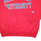 Mens Red Champion Radford University USA Spellout Hoodie Jumper