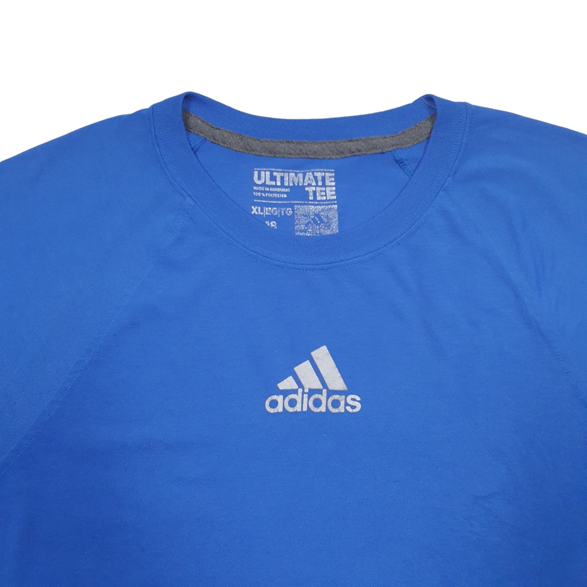 Mens Blue Adidas  Short Sleeve T Shirt