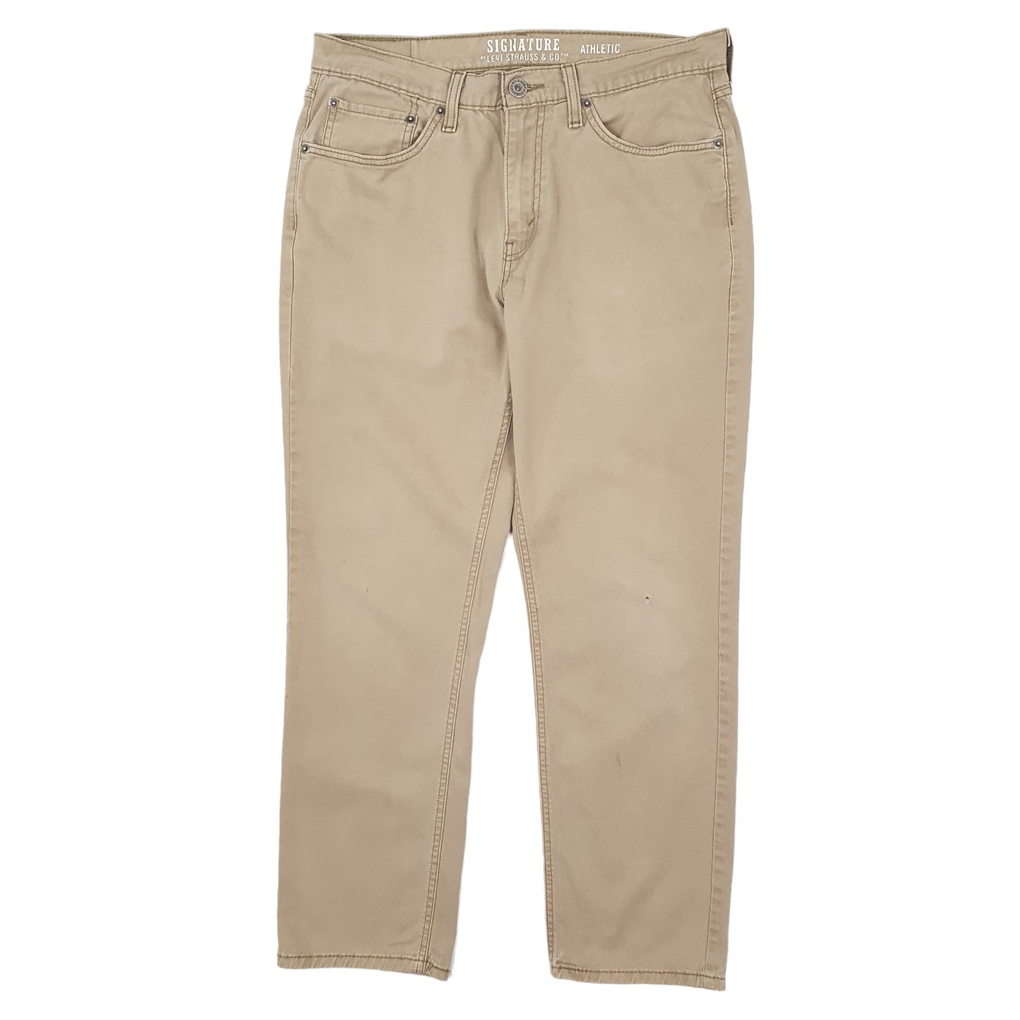 Mens Beige Levis Signature Chino Trousers