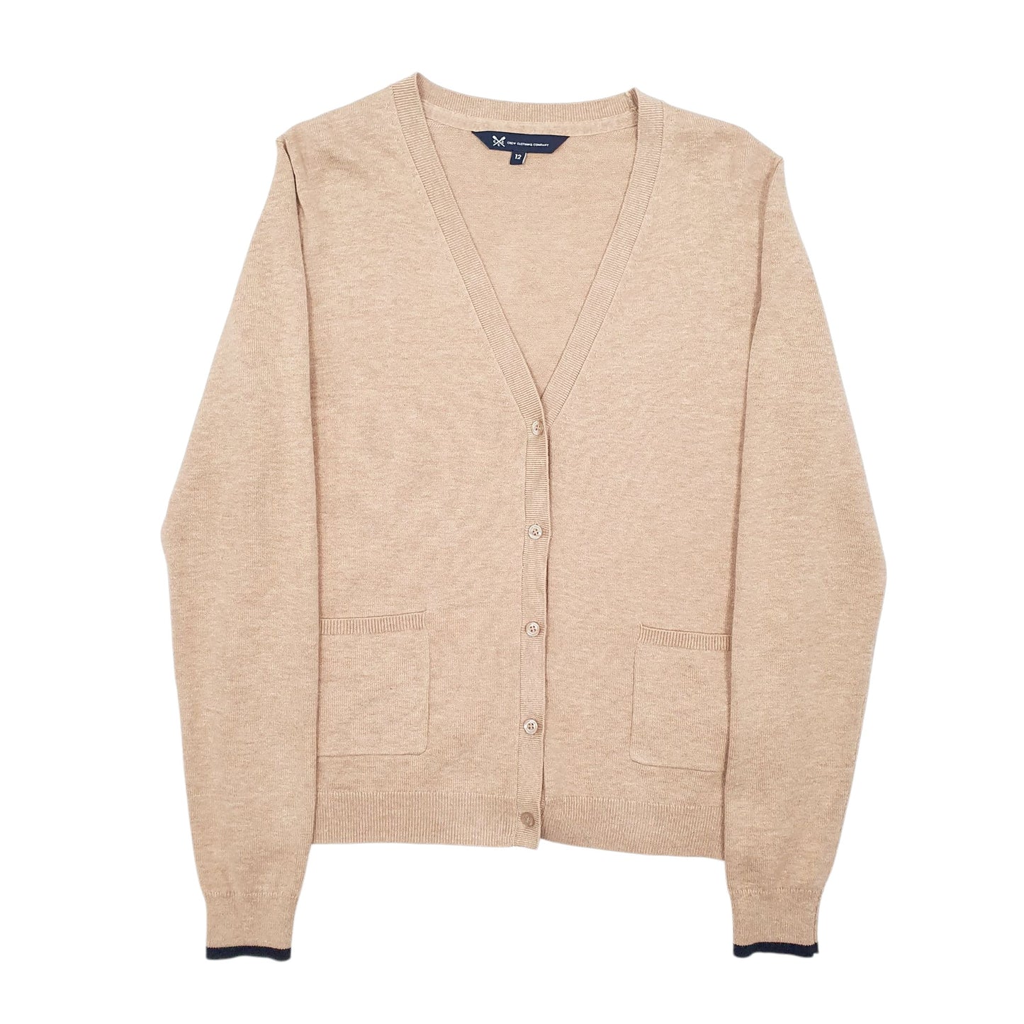 Womens Beige Crew Clothing Company  Cardigan Jumper