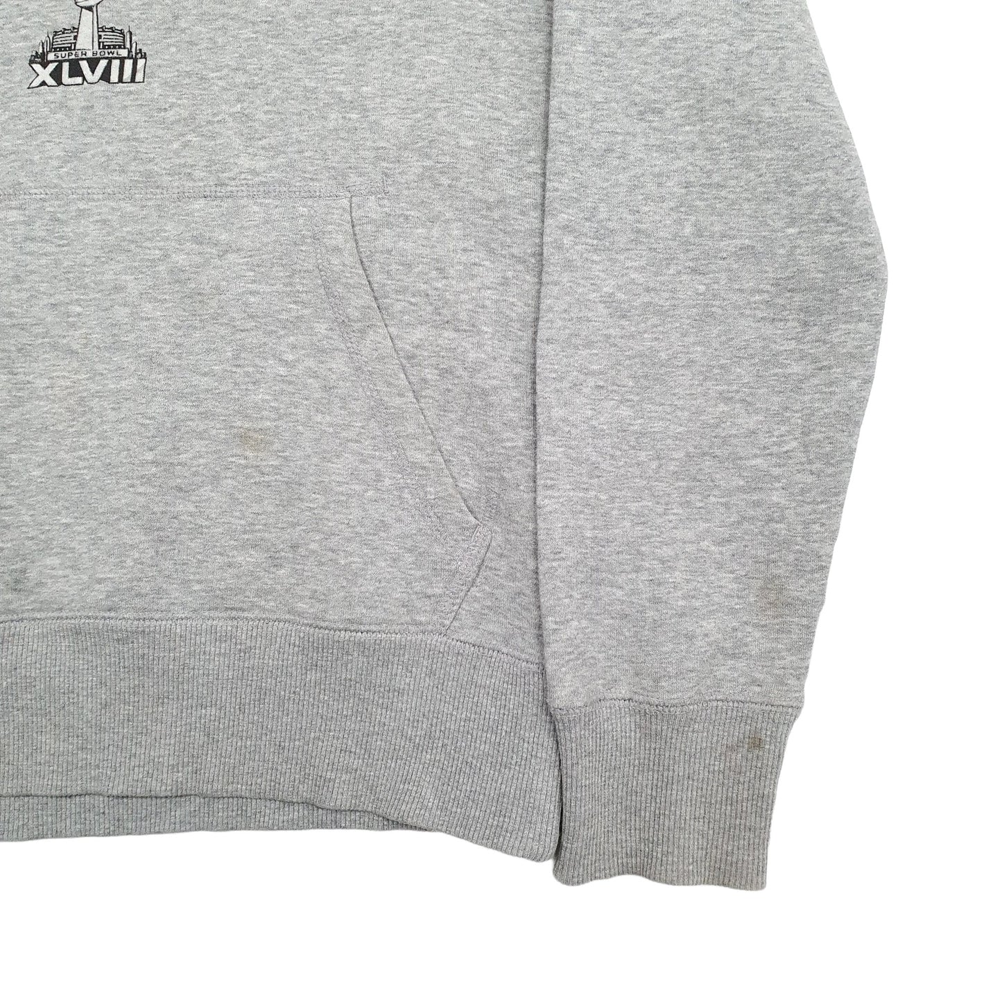 Mens Grey Nike NFL Denver Broncos Football Hoodie Jumper