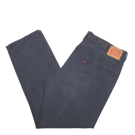 Mens Black Levis 550 JeansW44 L36