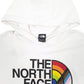 Womens White The North Face Spellout Hoodie Jumper