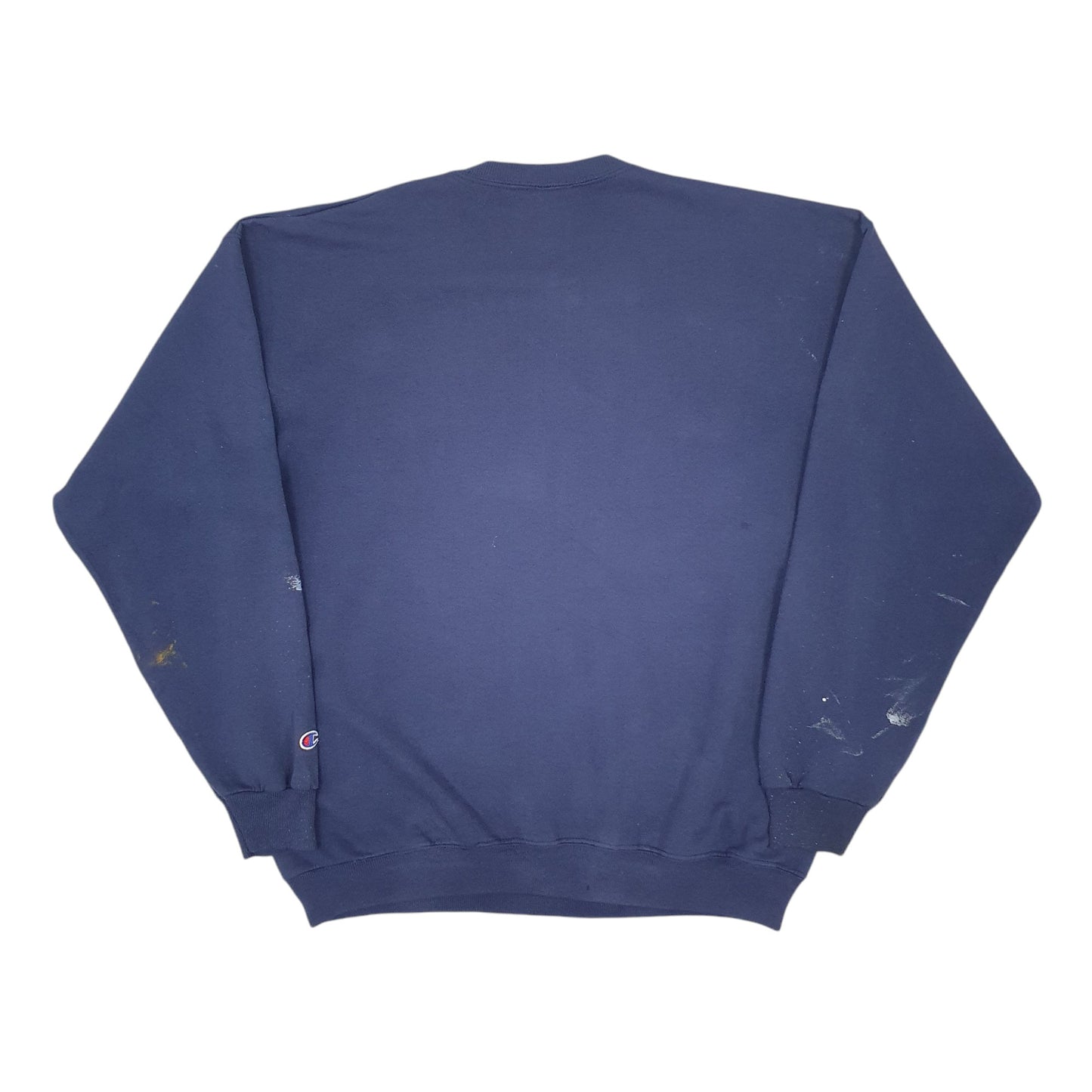 Mens Navy Champion Vintage 90s Crewneck Jumper