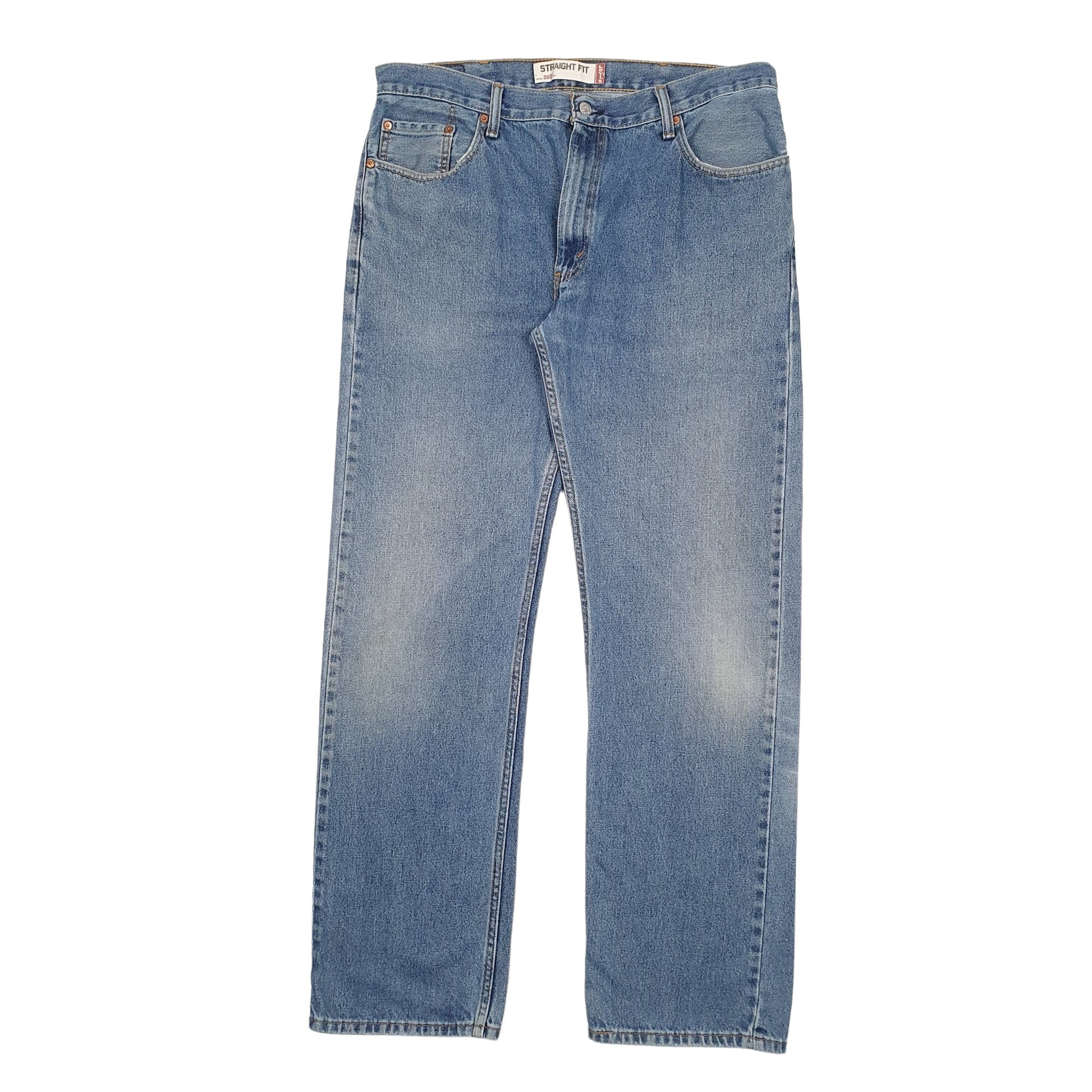Mens Blue Levis  505 JeansW38 L34