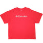 Mens Red Columbia Sportswear Spellout Short Sleeve T Shirt