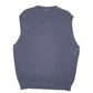 Mens Navy Nautica Knit Sweater Vest Tank Top  Argyle V Neck Jumper