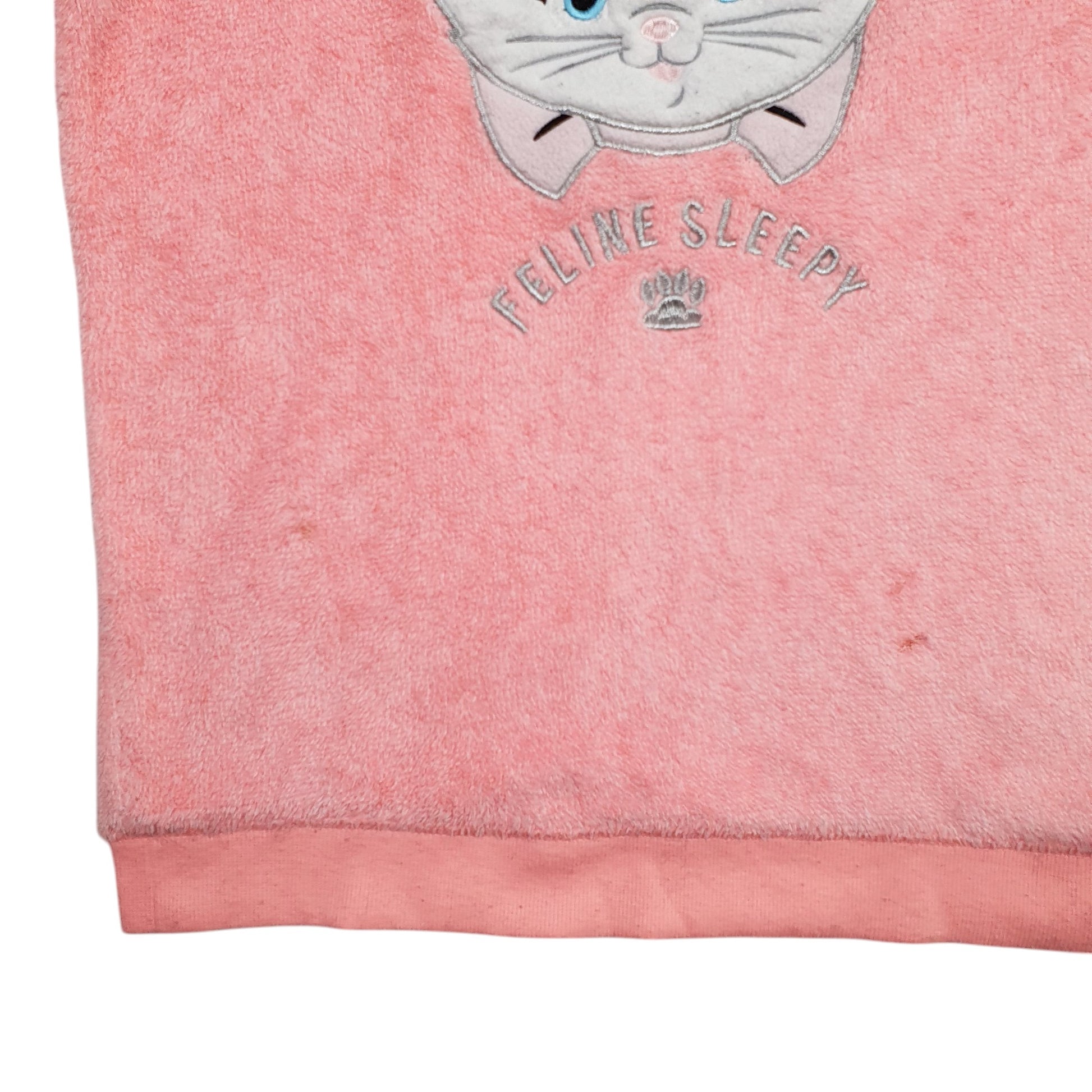 Womens Pink Disney Cat Crewneck Jumper