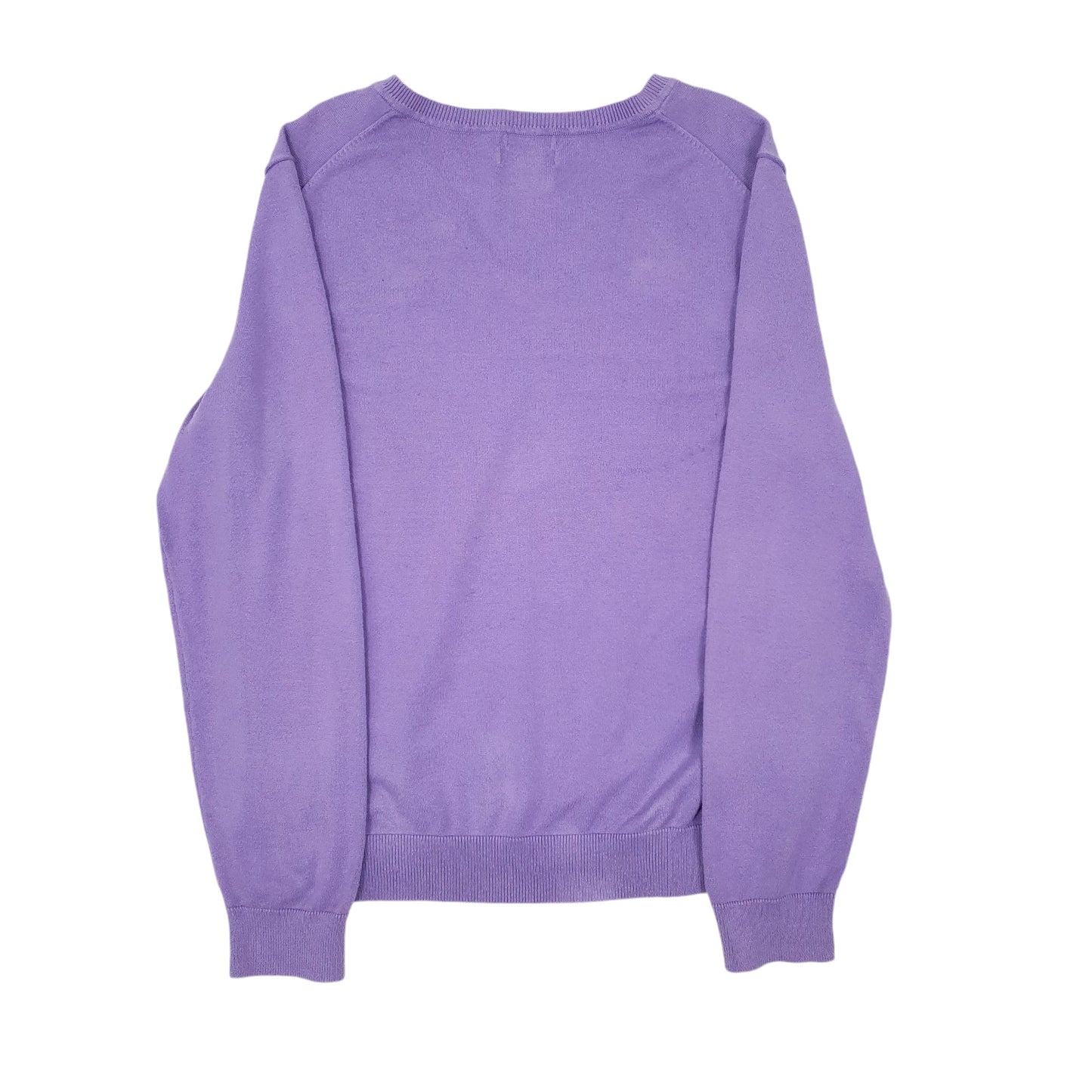 Womens Purple Tommy Hilfiger  V Neck Jumper