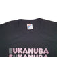 Mens Black Jerzees Single Stitch Vintage 90s Made In USA Eukanuba Dogs Short Sleeve T Shirt