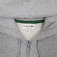 Mens Grey Lacoste Classic fit Full Zip Jumper