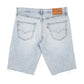 Mens Blue Levis Denim Jeans Jorts 511 Slim Cut Offs Distressed Denim Shorts