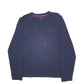 Mens Blue Tommy Hilfiger Knit Crewneck Jumper