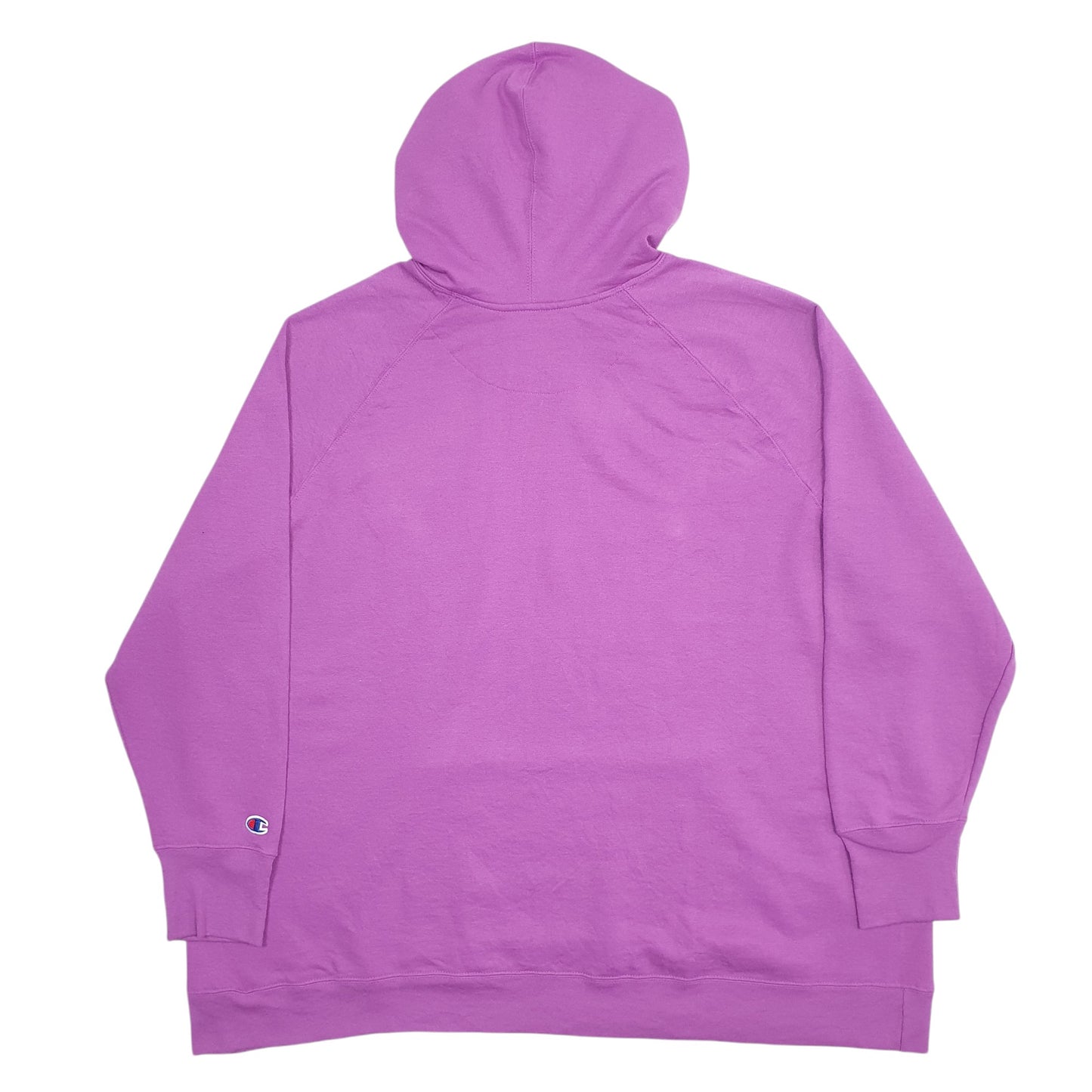 Womens Purple Champion Spellout Hoodie Jumper