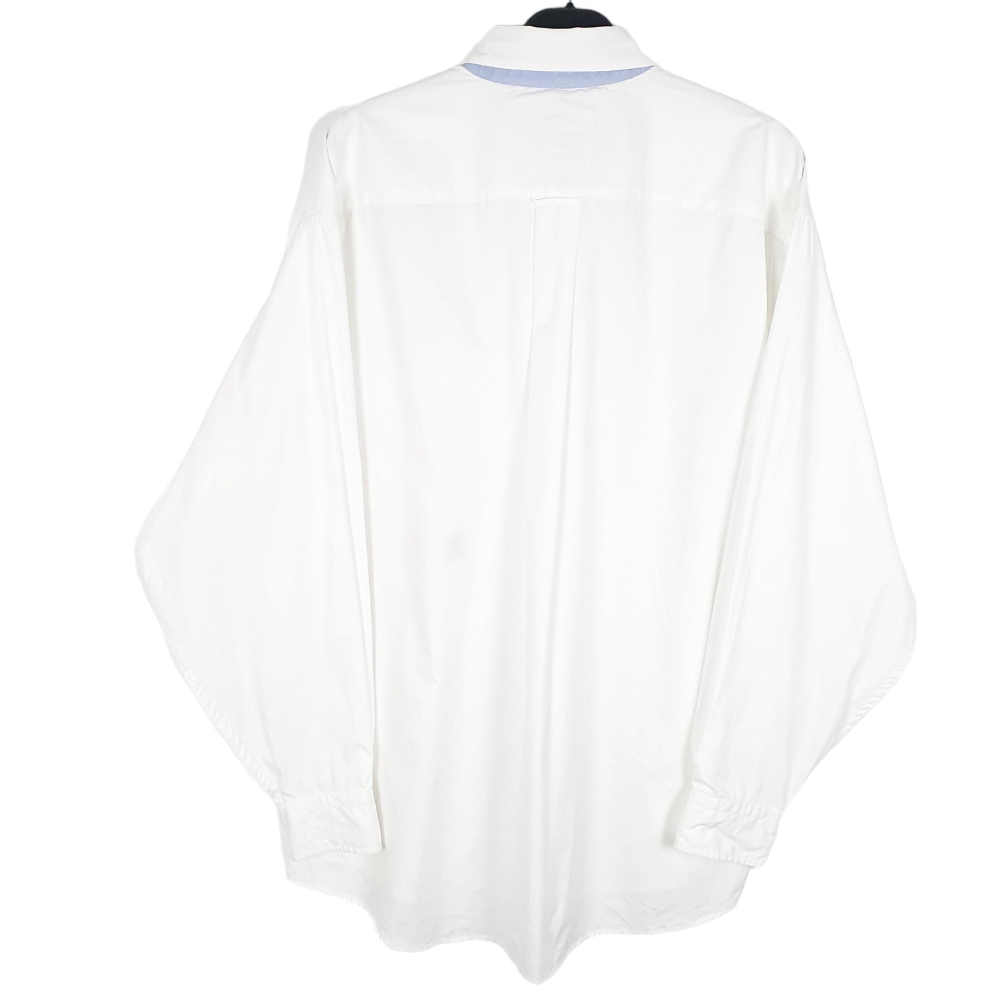 Mens White Tommy Hilfiger Vintage 90s Long Sleeve Shirt