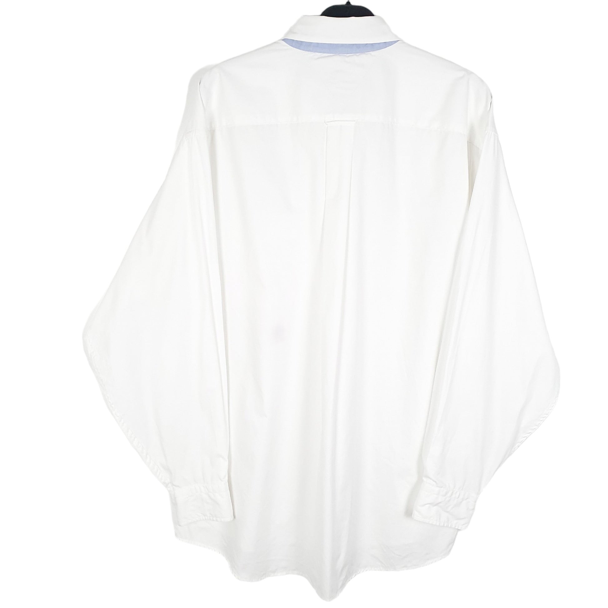 Mens White Tommy Hilfiger Vintage 90s Long Sleeve Shirt