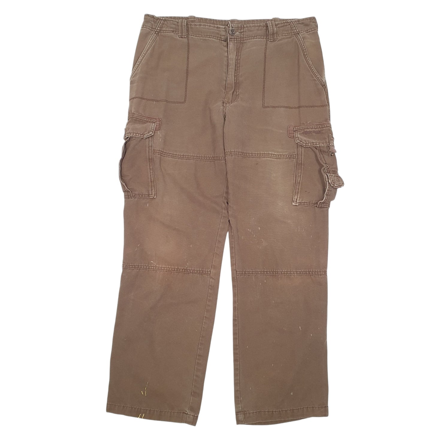 Mens Brown Guide Gear Combat Utility Cargo Trousers