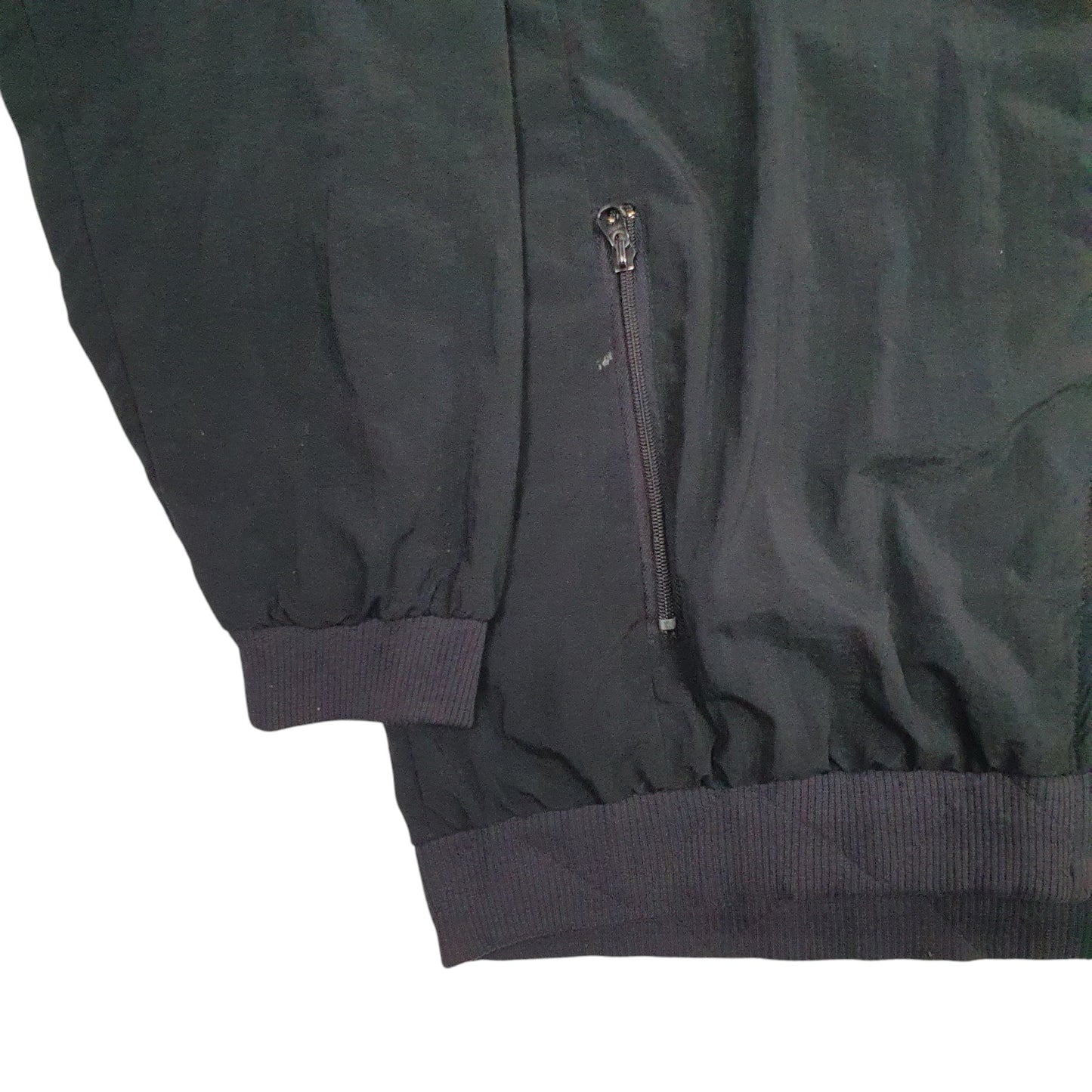 Mens Black Reebok Spellout Vintage 90's  Coat