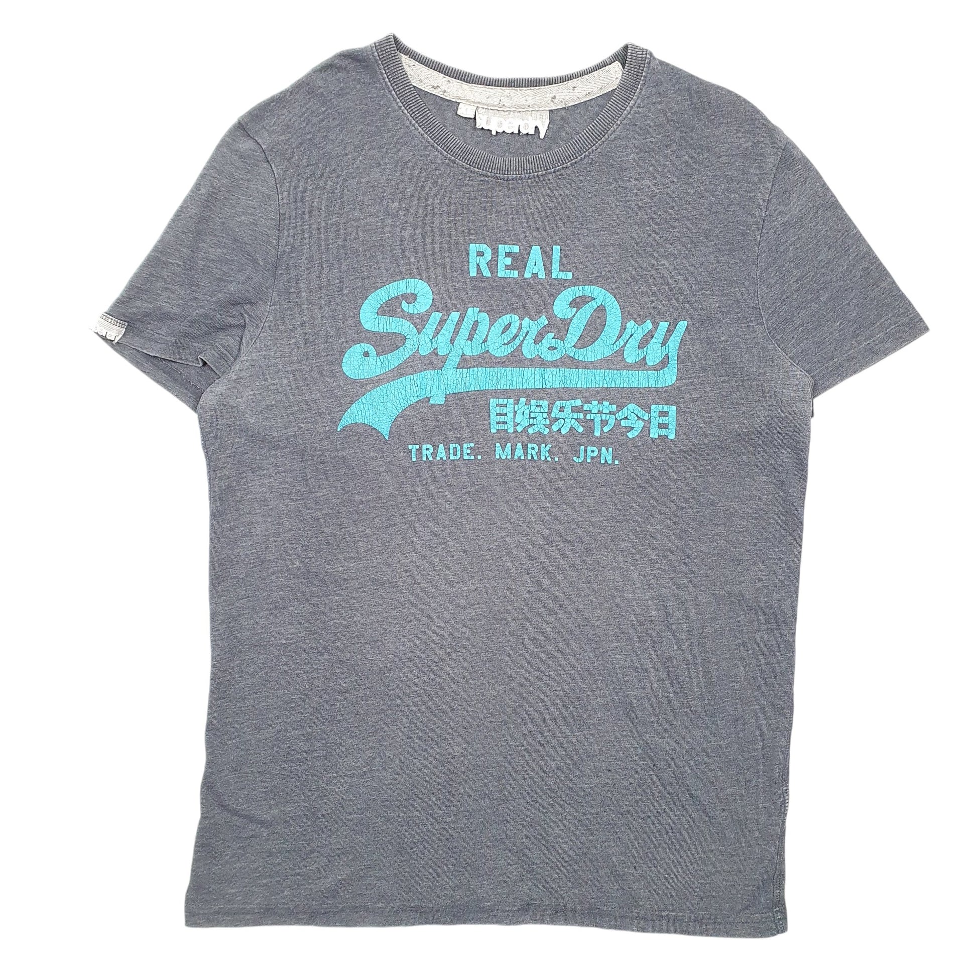 Womens Grey Superdry Japan Short Sleeve T Shirt