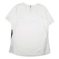 Womens White Nike Active Fit Dry Gym Workout Running Short Sleeve T Shirt