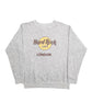 Mens Grey Hard Rock Cafe Hard Rock Cafe London Spellout Crewneck Jumper