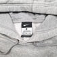 Mens Grey Nike Spellout Hoodie Jumper