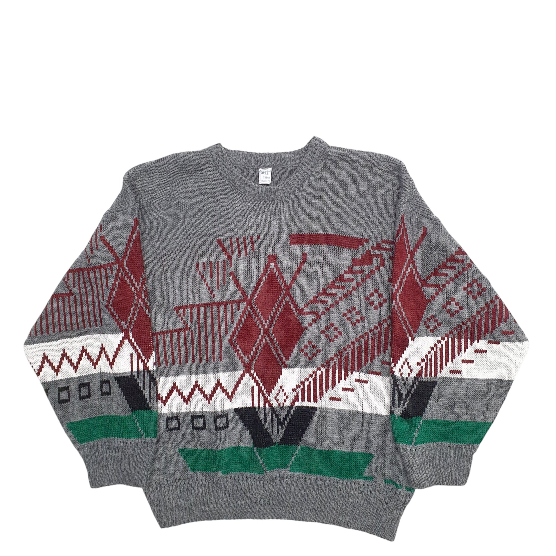 Womens Grey Gecit  Crewneck Jumper