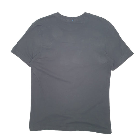 Mens Black Adidas OG Logo Spellout Short Sleeve T Shirt