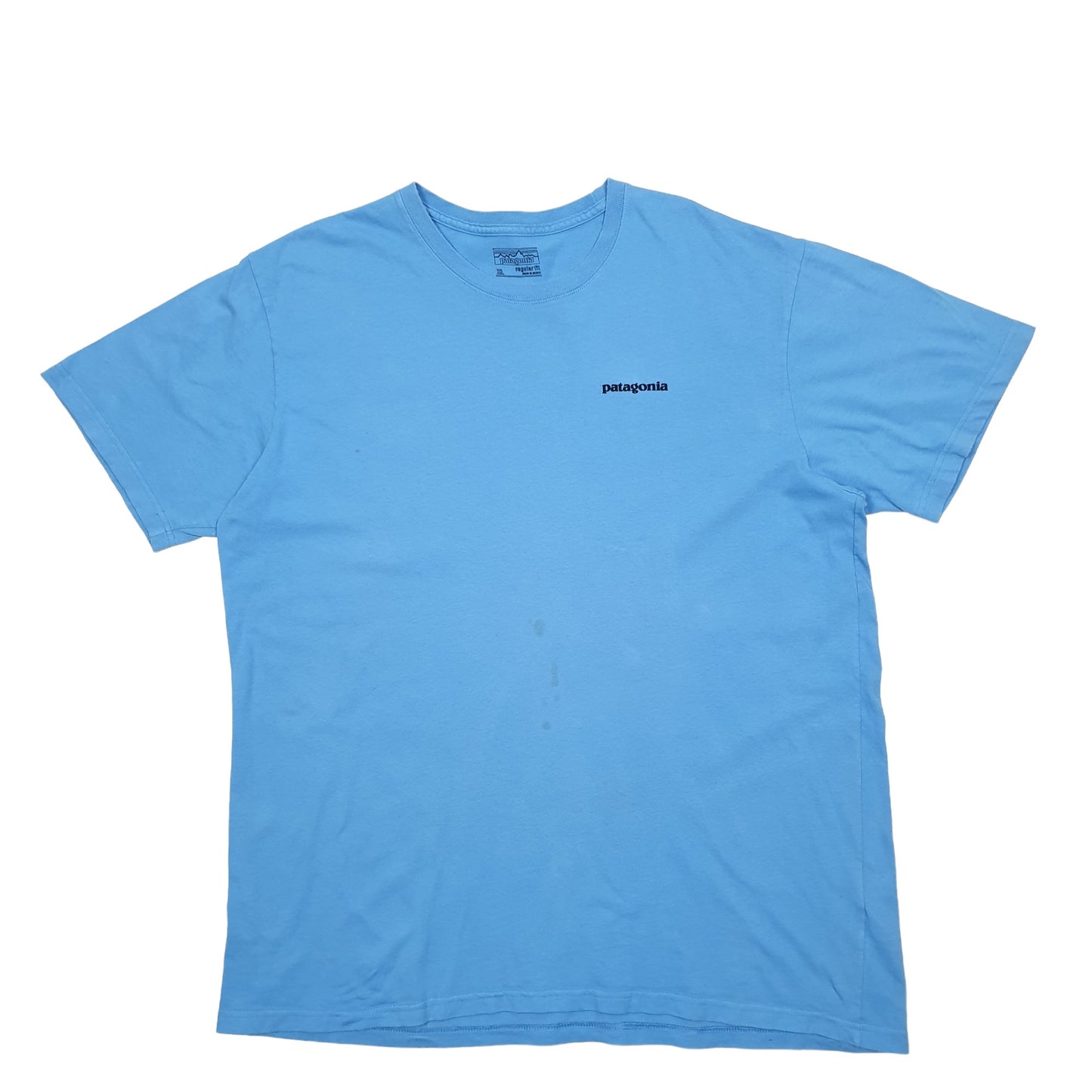 Mens Blue Patagonia Fish Short Sleeve T Shirt