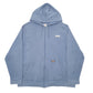 Mens Blue Dickies Hoodie Workwear Full Zip Jumper