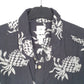 Mens Black H&M Hawaiian Pineapples Blend Short Sleeve Shirt