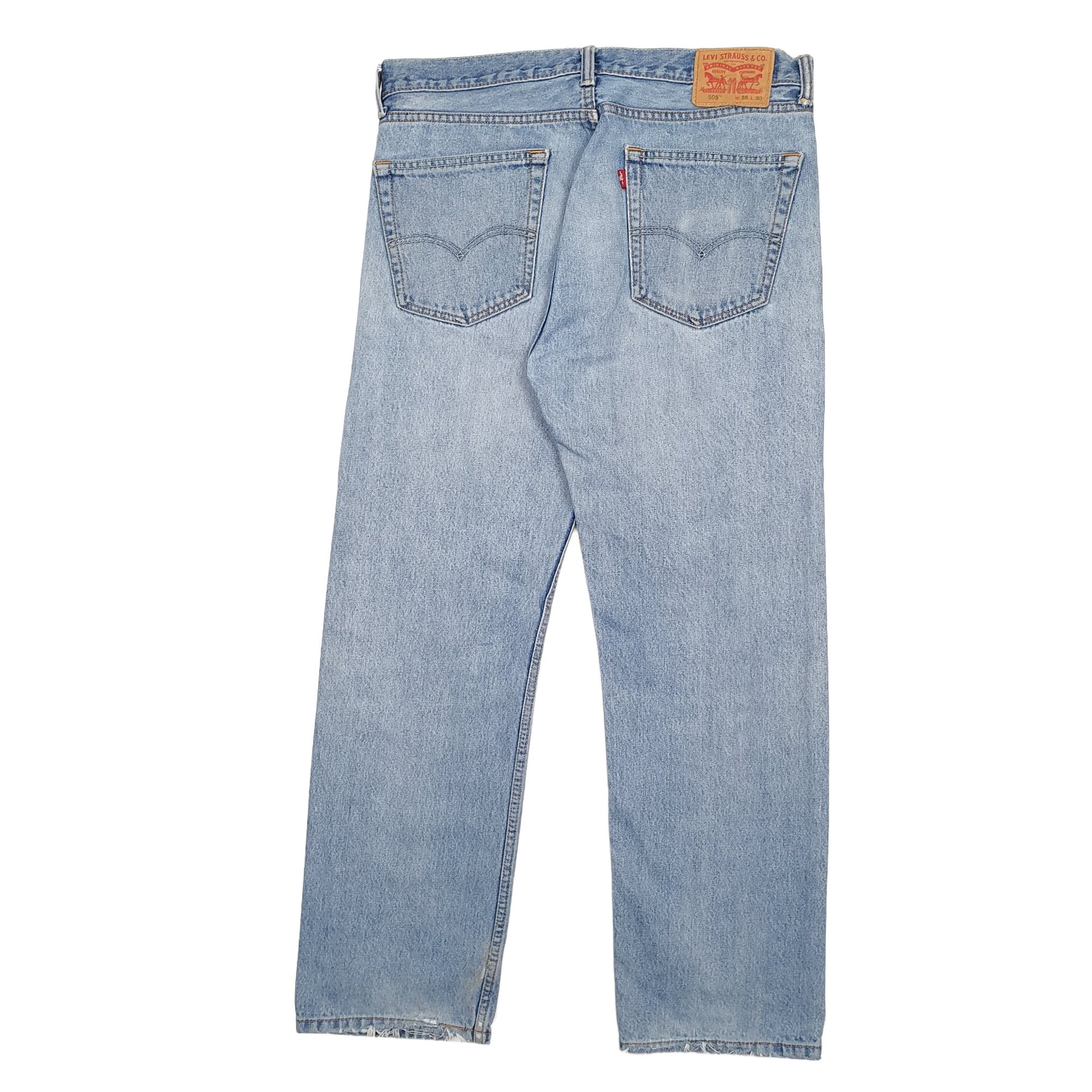 Mens Blue Levis  505 JeansW36 L30