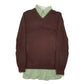 Mens Brown Van Heusen Reworked Crewneck Jumper