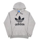 Mens Grey Adidas  Hoodie Jumper
