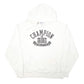 Mens Cream Champion Athletics Hoodie Jumper