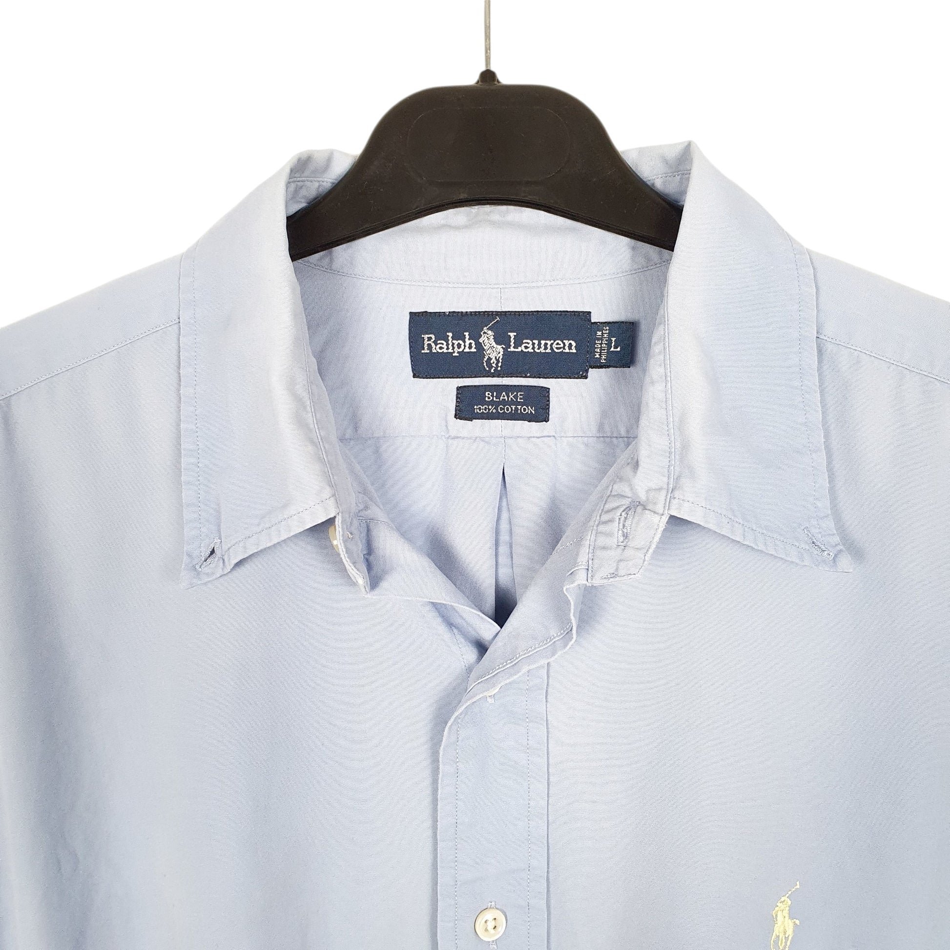 Mens Blue Ralph Lauren  Long Sleeve Shirt