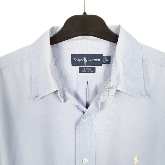 Mens Blue Ralph Lauren  Long Sleeve Shirt