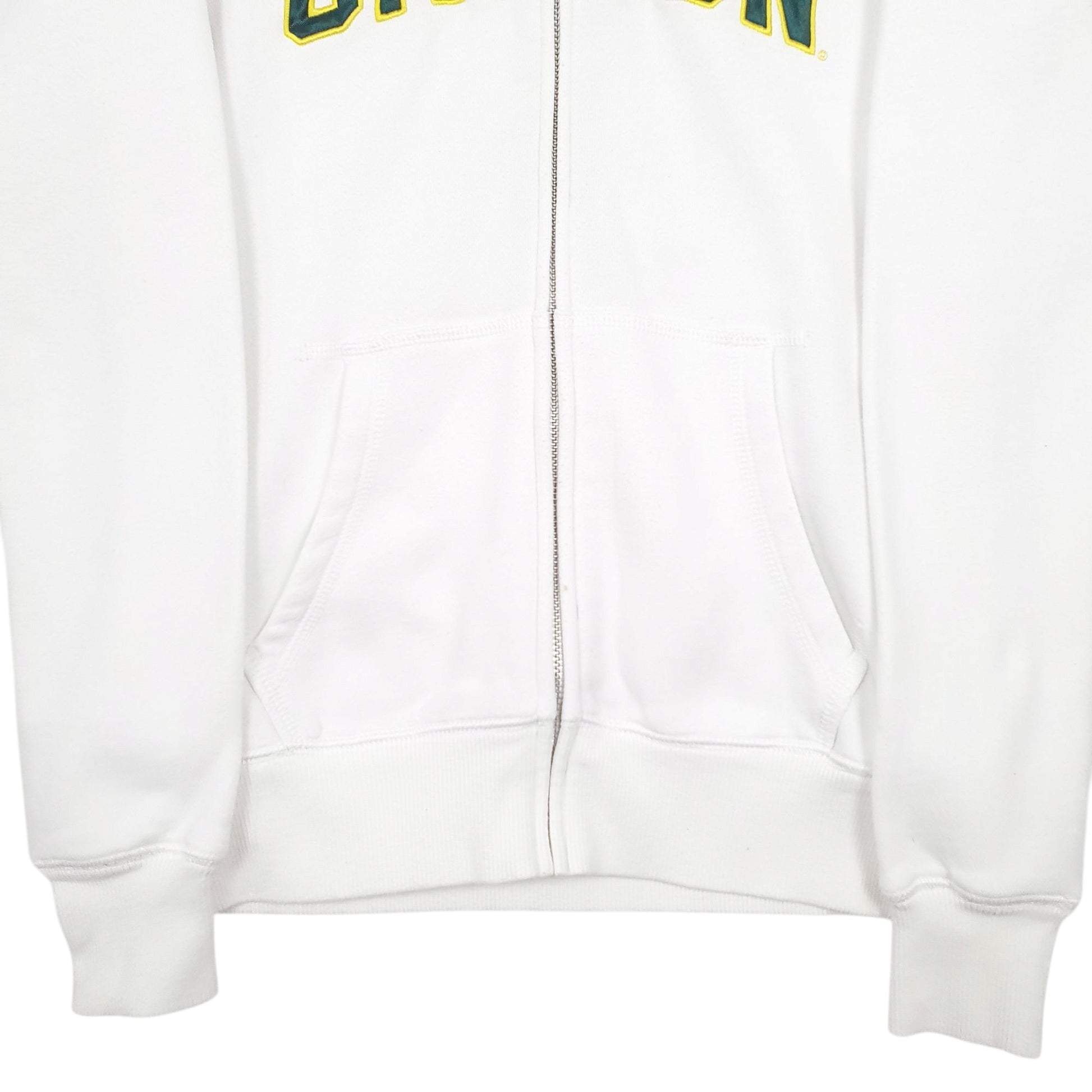 Womens White Nike Oregon Full Zip Jumper