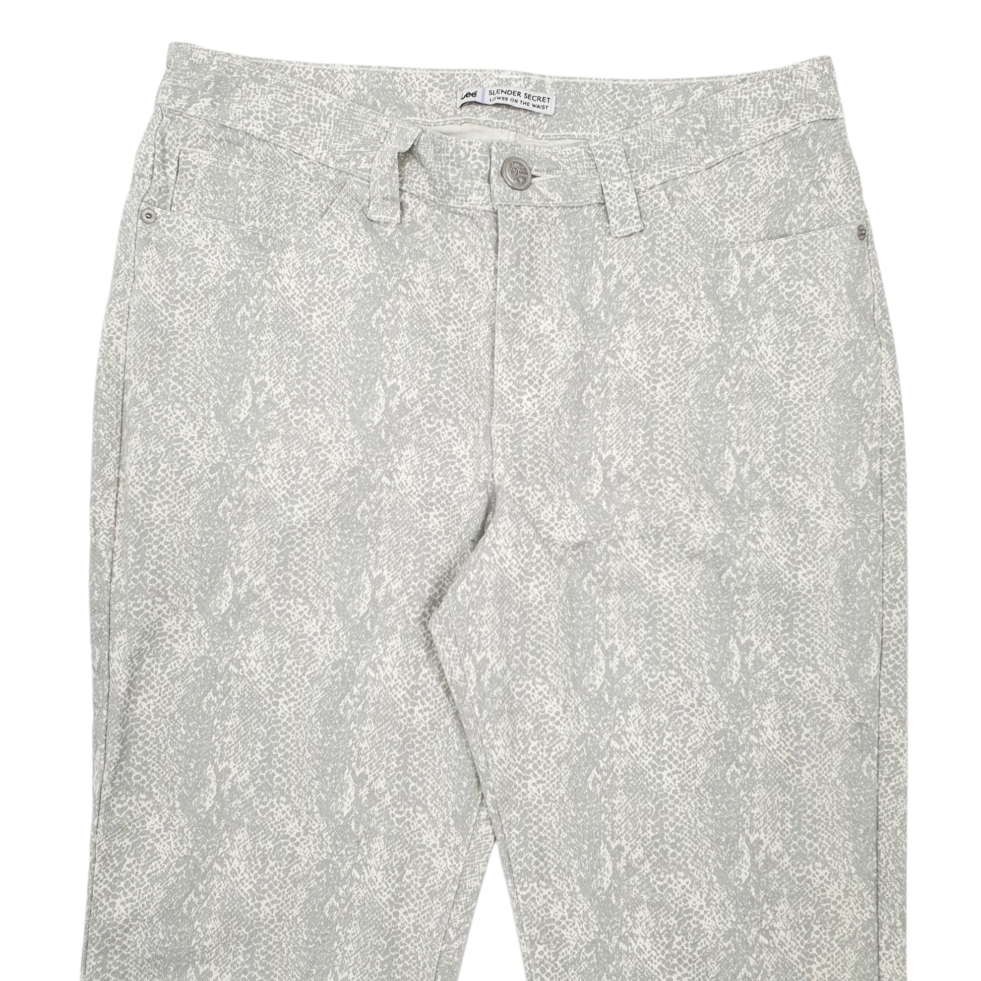 Womens Grey Lee  Slender Secret JeansW32 L31