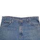 Mens Blue Wrangler Denim Jeans Jorts Denim Shorts