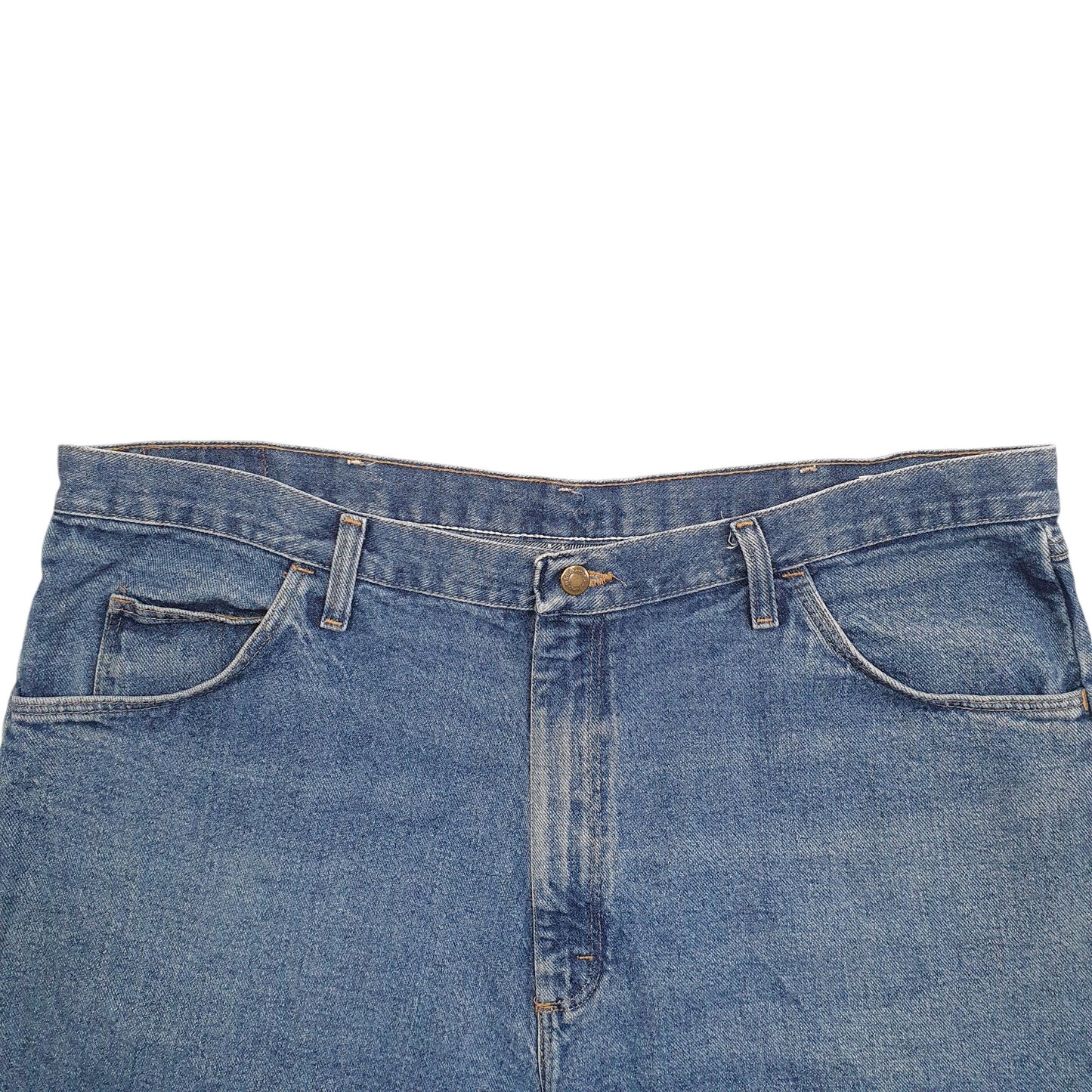 Mens Blue Wrangler Denim Jeans Jorts Denim Shorts