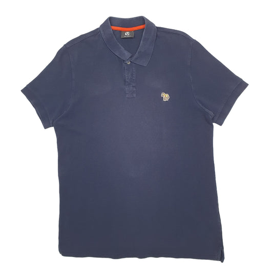 Mens Navy Paul Smith  Short Sleeve Polo Shirt