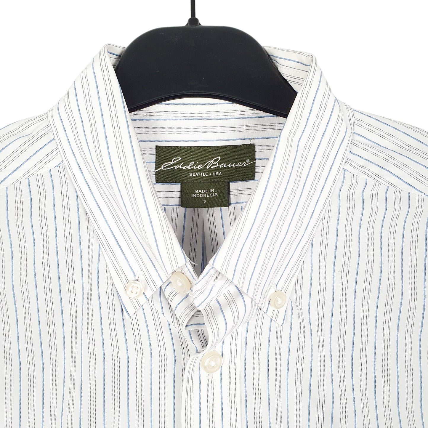 Mens White Eddie Bauer  Long Sleeve Shirt